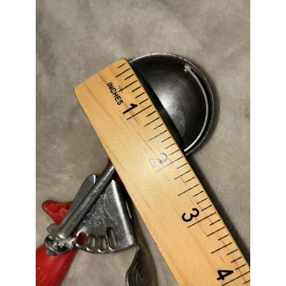 Vollrath Scoop Rec Handle 1 1/3 oz Portion #24 USA‎ Vintage